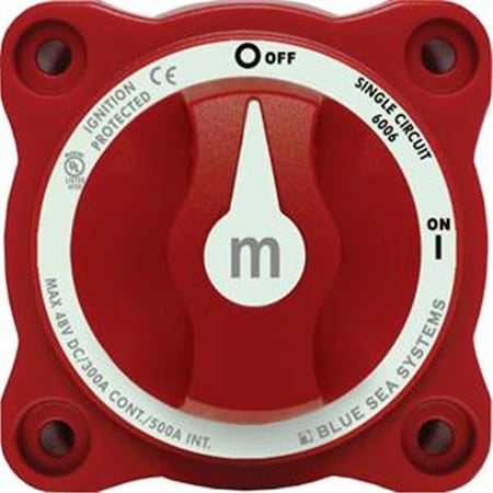 Blue Sea Systems Blue Sea 6006 m-Series (Mini) Battery Switch Single Circuit ON/OFF 6006